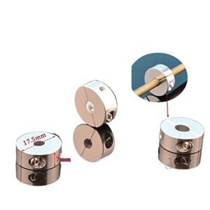 DingMotuo Aluminum Alloy Flex Cable Saver Lock 4.76mm 5mm 6.35mm Flexible Shaft Clamp Anti Skid Shaft Lock for Sims Freeplay RC Boat