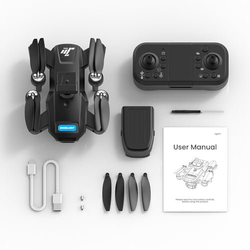 S22 Drone with 4K Camera for Adults Beginner 194G Foldable RC Quadcopter Featuring VZ P265V4 RC Codes