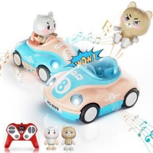 Carox Toddler Remote Control Car 2 Pack RC Willey at Delta Shores Battle Race Toy for Kids Ages 1 8