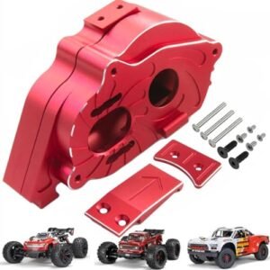 Alloy RC Center Transmission Box Upgrades Part for ARRMA 1/10 KRATON Outcast 4X4 4S V2 BLX 1/8 Mojave 4X4 4S RC Car Replacement of ARA311169 Red Perfect for Owner of RC Willey