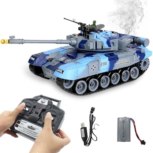 Spobot 1 18 Scale RC Tank with Advanced Motor Controller 2.4G Remote Control Military Vehicle Toy for Kids and Adults
