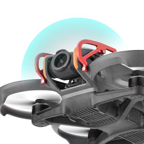 BRDRC Gimbal Bumper Guard for DJI Avata 2 Aluminum Alloy Anti Collision Protector PTZ Protect Bar FPV Drone Accessory Red