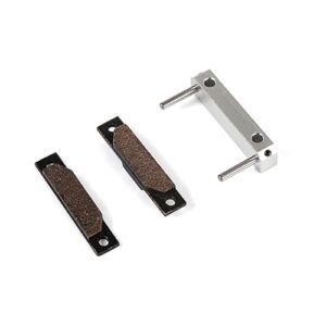 FLMLF Silver Metal Brake Pad Kit for 1/5 RC Car Kit HPI RV KM Baja 5B 5T 5SC Gas Parts