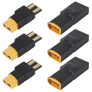 HobbyKing 3 Set XT60 to TRX Male Female Wireless Converter Plugs RC Battery Charger Adapter Connector Prevent RC Plane Stall