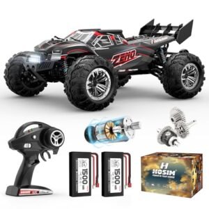 Hosim 1/10 Scale Large Scale RC Racing Car for Adults 48KMH High Speed Remote Control Truck 4X4 Off Road Waterproof Hobby Grade Monster Truck