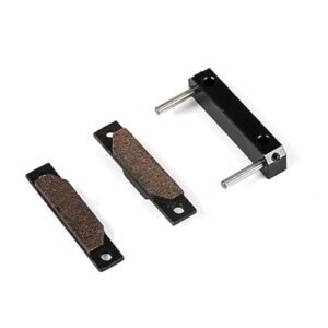 FLMLF Metal Brake Pad Kit Compatible with 1 5 HPI RV KM Baja 5B 5T 5SC RC Car Gas Parts Black