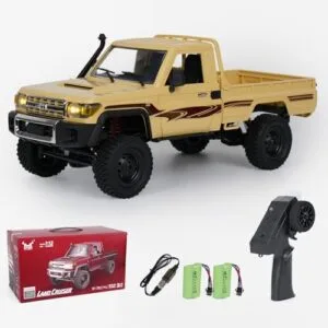 YAZHIYI MN82 1 12 Scale RC Trucks 2.4Ghz Toyota Remote Control Truck 4WD 2 Speeds Switch RC Crawler Off Road Pick up with 2 Upgraded 1200mah Battery