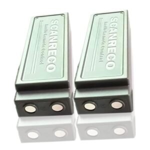 2 Pack 2000mAh 7.2V NiMH Replacement Battery for Scanreco 590 592 960 BS590 Cifa EA2512 Effer Fasse Fassi FBS590 Dark Green