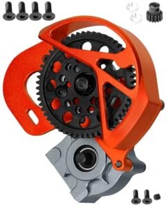 RCMYou Aluminum Center Transmission Gearbox Upgrade for 1/10 Axial SCX10 SCX10 II 90046 90047 AX10 RC Crawler Truck Custom RC Crawler Bodies