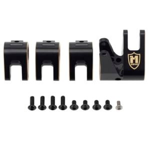MEUS RACING SCX10 Pro Axle Tube Link Mount Set for Axial SCX10 Pro 4X4 Kit 1/10 RC Crawler Upgrades Parts Perfect for Lesu RC Excavator Kit Enthusiasts