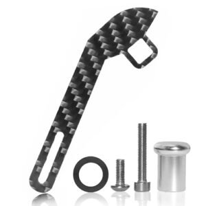 Flysky NB4 NB4 Pro Carbon RC Parts Steering Wheel Trigger One Handed Control Adapter Black Carbon Fiber