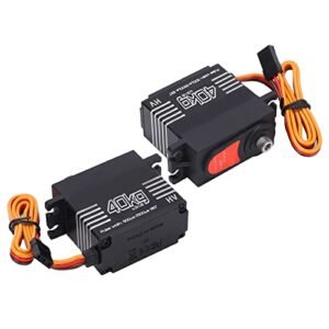 UPALDHOU 2PCS 40Kg High Speed Metal Gear Digital Servo Motor for Scx10 1/8 1/10 RC Car Robot Perfect for RC Hobbies Dayton Ohio