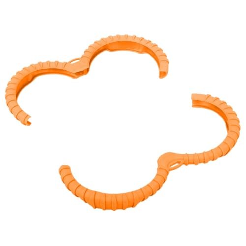 Propeller Guard Protector for DJI Avata 2,Anti-Collision Prop Bumper TPU Protective Cover Ring for DJI Avata 2 Drone Accessories (Orange)