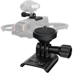CAPART Expansion Bracket for DJI Avata 2 FPV Drone Universal 1/4 Screw Adapter Compatible with DJI Action 4 3 Insta360 X4 X3 X2 GO 3 3S GoPro Hero 12 11 10 9 RC Helicopter FPV Camera Mount