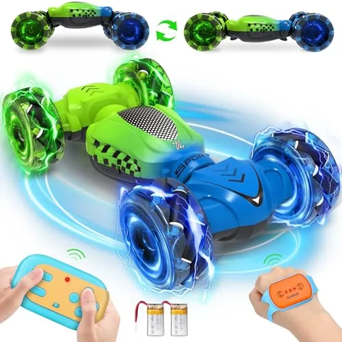 Yokomo RC Cars Drift Gesture Sensing Stunt Car Remote Control Toy for Kids Ages 4 12 with 4WD and Colorful Lights