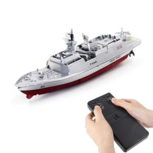 KALASU Remote Control Navy Ship Toy Military Model Yacht Electric Water Toy Children's Gift
