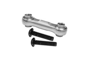 GPM 7075 Alloy Steering Drag Link for LOSI 1/10 Baja Rey Desert Truck LOS03008 Silver RC Truck Dumper Upgrade Part