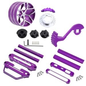 FACCNOY PAC SWI RC All in One Steering Wheel Interface Upgrade Parts for Flysky Noble NB4 NB4 Pro Transmitter Purple