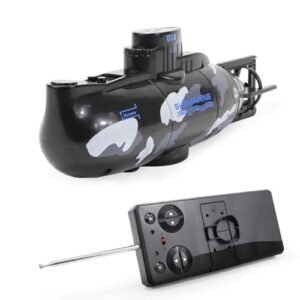 KALASU Mini RC Submarine Boat with Fuel Tank Remote Control Underwater Diving Toy for Kids