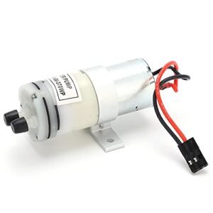 Lybunair RC Water Pump, 3-6V 370 Water Cooling Pump with JR Plug and Integrated Switch Ideal for RC Boats Motor ESC Overheat Prevention