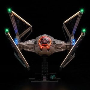 PIPART LED Light Kit for New Bright RC Not Working Fix 75382 TIE Interceptor Model Light Kit Standard