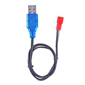 Vestel 3.7V 400mA USB Charger for Drone R/C Helicopter and Electric Toys JST 2P Connector