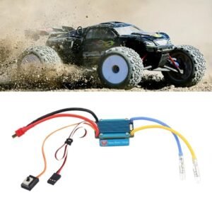 3S 160A Brushed ESC for the Fastest RC Car in the World Top Speed Electronic Speed Controller with 5V 1A BEC T Plug