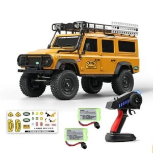 Dodoore 1 18 RC Trophy Truck MN 111 4x4 Off Road Remote Control Crawler with LED Lights and 2 Batteries for Kids and Adults Yellow