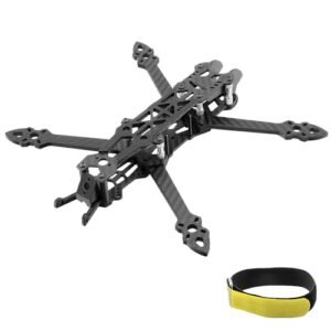 DashRC Mark4 HD 5 Inch FPV Racing Drone Frame Kit Carbon Fiber Quadcopter Compatible with DJI FPV Air Unit Vista System Perfect for RC Hobby Vista CA Enthusiasts