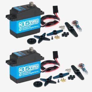 Stemedu 2pcs DS3235 PRO 35KG Waterproof Digital Servo Motor Coreless High Torque Servo for Best Rated RC Trucks
