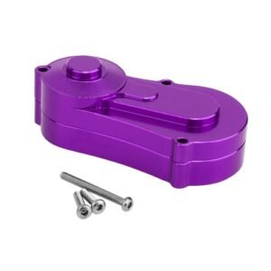 RZXYLRC Aluminum Transmission Cover Gearbox Protective Case for Gas Powered RC Monster Truck 4X4 Losi 1 18 Mini LMT Brushed RTR LOS01026 Upgrades Purple