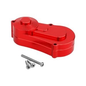 RZXYLRC Aluminum Transmission Cover Gearbox Protective Case for Horizon RC Monster Truck Losi 1 18 Mini LMT 4X4 Brushed RTR LOS01026 Upgrades Red