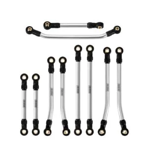 INJORA Stainless Steel Steering Servo RC Crawler Links High Clearance Upgrade for Redcat Ascent 18 1 18 Scale