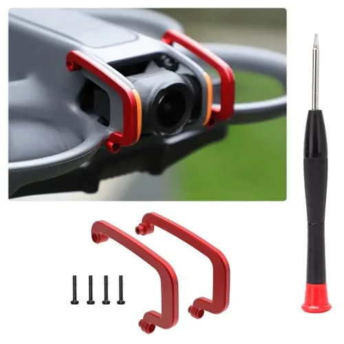 Arzroic Gimbal Bumper Guard for DJI Avata 2 Accessories RC Car Camera Lens Protector Red