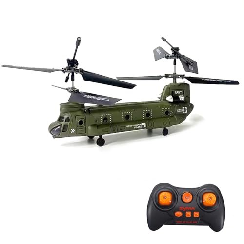Dodoore Big RC Military Helicopter S026H with Altitude Hold One Key Take Off Landing and LED Light for Kids Beginners