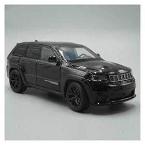 RC Jeep Grand Cherokee Trackhawk SUV 1 32 Scale Die Cast Alloy Car Model with Sound and Light Black