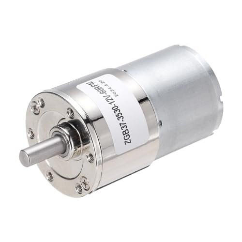 uxcell ZGB37 3530 DC 12V 60RPM Micro Motor High Speed Geared Motor Perfect for DIY RC Cars Like Those Featured in RC Willey Commercial Actress