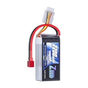 Zeee 3S 2200mAh Shorty Pack Lipo Battery 11.1V 50C with T Connector for Swift RC Helicopter and Other RC Models