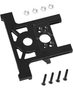 hopsupRC Aluminum Bearing Motor Mount Upgrades Part for 1/10 Slash 4x4 4WD Lcg.Black