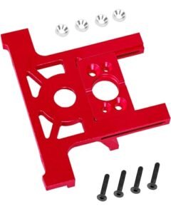 Hopsup Vintage 1/10 RC Bodies Aluminum Bearing Motor Mount Upgrade for Slash 4x4 4WD Lcg Red