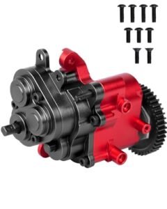 BRCatWPark Aluminum 2 Speed Transmission Gearbox with Metal Internal Gears for 1/10 TRX4 TRX6 RC Crawler Car