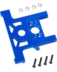 hopsupRC Aluminum Bearing Motor Mount Upgrades Part for 1/10 Slash 4x4 4WD Lcg,Navy Blue