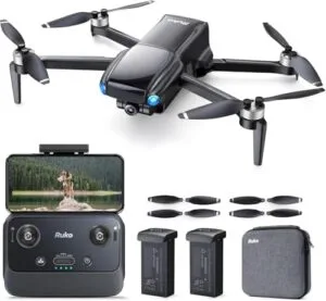 Ruko U11MINI RC Planes with GPS 4K Camera Drone for Adults 70 Min Flight Time 2 Batteries Under 249g