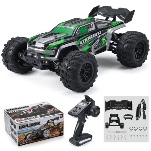 FACar 16102 1 35 Scale RC Truck Remote Control Off Road Car 4WD High Speed 35 KPH All Terrain RC Cars for Adults and Kids