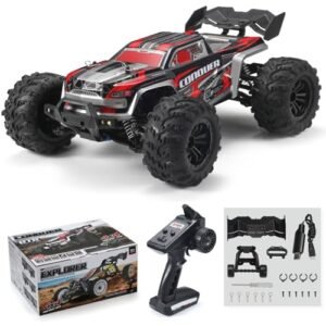 FACar 16102 RC 35 Plane 1/16 Scale Remote Control Truck 4WD High Speed Off Road Car for Adults and Kids