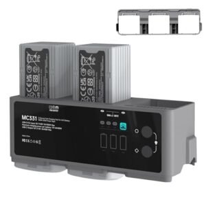 LIMETA 200W Fast Charging Hub for DJI Air 3 Air 3S Batteries 3 Channel Parallel Charger with Discharge Function LED Display Multi Port USB Charger for Drone Batteries Compact Efficient Design Perfect for RC Submarine Design Enthusiasts