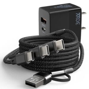 DJI 30W 3 in 1 USB C Fast Wall Charger UDI RC Battery Charger for Mini 4 Pro Mini 3 Pro Mavic 3 Air 2S Avata Drone