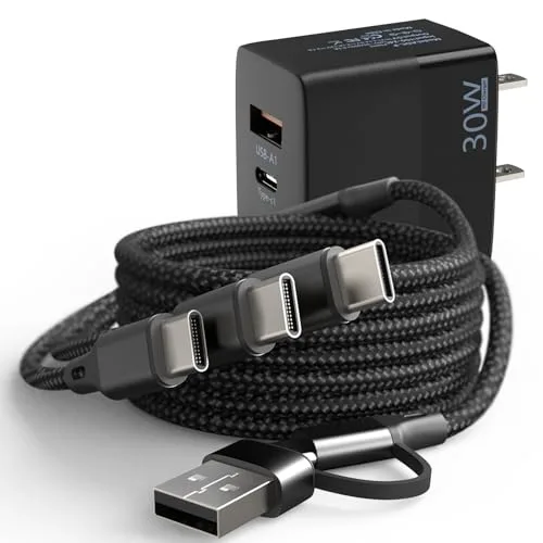 DJI 30W 3 in 1 USB C Fast Wall Charger UDI RC Battery Charger for Mini 4 Pro Mini 3 Pro Mavic 3 Air 2S Avata Drone