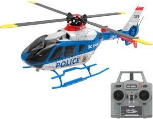 FLYCOLOR C123 Flyboy RC Plane 2.4G 6CH 6 Axis Gyro Optical Flow Altitude Hold RTF BLUE EC135