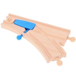 TOYANDONA RC Jet Fuel Station Wooden Train Track Accessory for Enhanced Play and Learning